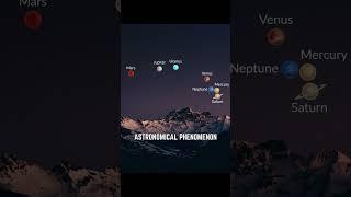 Rare Planetary Alignment 2025 #universe #space