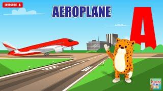 Learning the Letter A | A is for Aeroplane | Fun ABC Activity! Bright Star Kids