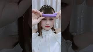 Hair straightening, makeup tutorial natural cute look by JSA Beauty