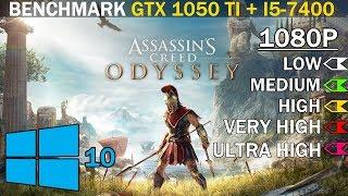 Assassin’s Creed Odyssey | GTX 1050 Ti + i5-7400 | Low vs. Medium vs. High vs. V.High vs. Ultra