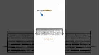 How to Make a Strong Brick Wall.#construction #brick #strong #architecture #art #interiordesign
