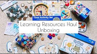 HOMESCHOOL U.K. | LEARNING RESOURCES UNBOXING shop haul