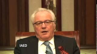 Interview Russian Ambassador H.E. Mr. Vitaly I Churkin