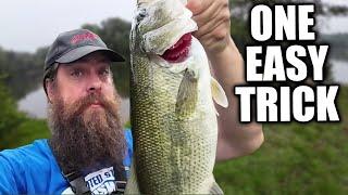 One EASY Trick to Catch More Bass From The Bank!!!