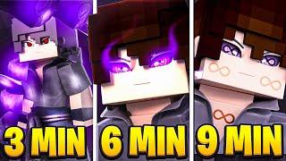 A CADA 3 MINUTOS da NOVA NARUTO JEDY INFINITA 𝗡𝗢 MINECRAFT !! ‹ Ine ›