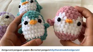 Amigurumi penguen yapımıcrochet penguin#diy#handmade#amigurumi#penguin