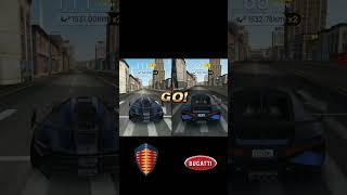 KOENIGSEGG JESKO  BUGATTI DIVO || DRAG RACE || EXTREME CAR DRIVING SIMULATOR ||