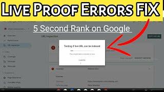 Google Indexing Issues FIX | URL is not on Google: indexing errors | google search console tutorial