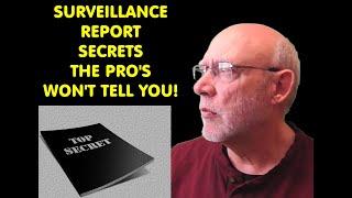 ️ Writing a Surveillance Report - Private Investigator Surveillance Training Video