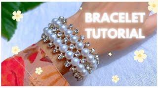 Diy pearl Bracelet  #dreamcraftswithhina  #diy  #bracelet #craft #handmade #diyjewellery #art