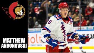 NHL Prospects : Matthew Andonovski - 23-24 Highlights