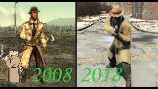 Evolution of Mysterious Stranger (Fallout) 2008-2018