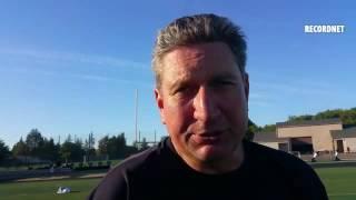 Delta football coach Gary Barlow talks about Saturday's game against Siskiyous.
