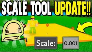 *NEW* SCALE TOOL UPDATE!! | Build a Boat for Treasure ROBLOX