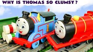 Why is Thomas so Clumsy in this Fun Toy Train Story