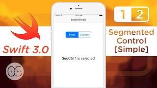 SegmentedControl - Simple : Swift 3