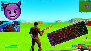 Steelseries Apex Pro Mini ASMR  OmniPoint Switches Keyboard Fortnite GO Goated Zonewars Gameplay 