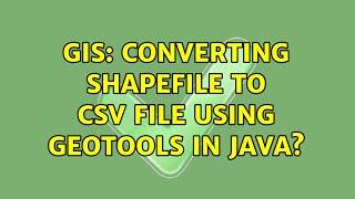 GIS: Converting shapefile to CSV file using GeoTools in Java?