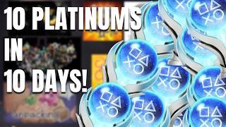 Platinum Trophy Speedrun! 10 Games in 10 Days CHALLENGE (POSSIBLE?)