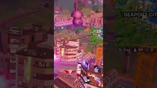 Giant Monster ATTACKS City WITH Energy Beam! #shorts  #fortnite