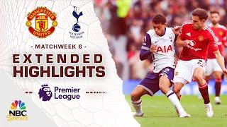 Manchester United v. Tottenham Hotspur | PREMIER LEAGUE HIGHLIGHTS | 9/29/2024 | NBC Sports