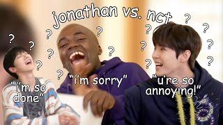 jonathan STILL beefing with nct