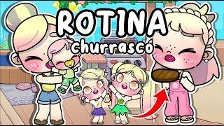 ROTINA DIA DE CHURRASCO ️ | AVATAR WORLD ROTINAS E HISTÓRIAS