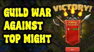 GUILD WAR AGAINST  TOP MIGHT | CASTLE CLASH