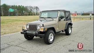 Davis AutoSports 2004 Jeep Wrangler TJ Sport / 103k / For Sale