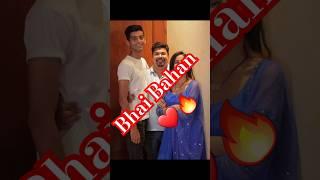 #ayesha Singh and her brother #laado #bhaibahankapyar #bollywood b #trending #love #song #viral#cute