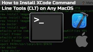 Install Command Line Tools on MacOS