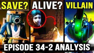 COMMANDER'S DAUGHTER SURVIVE?! Skibidi Toilet Multiverse 34 Analysis | All Secrets & Easter Eggs