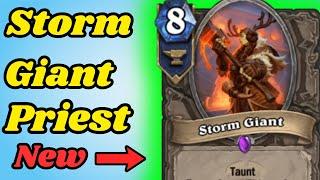 Hearthstone Standard Titans Storm Giant Priest Deck