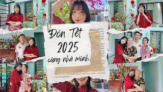 |VLOG 6| Tết nhà mình | Dọn dẹp nhà, đi mua hoa,... đón tết 2025