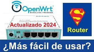 Instalar OpenWrt  o sistemas NuupNet en el RB750Gr3 en 2024