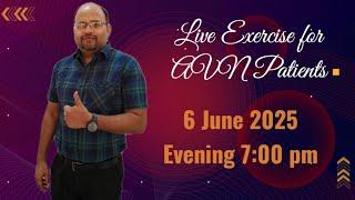 Live Exercise session for AVN Patients with Dr. Vijay Prakash 7007968664