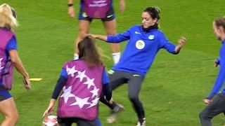 Barcelona train ahead of Manchester City Women's Champions League tie