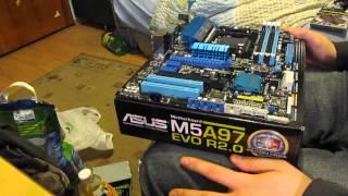 Unboxing: Corsair Vengeance CL9 (2x4GB), ASUS M5A97 EVO R2.0 and AMD FX-8350 4.00GHz