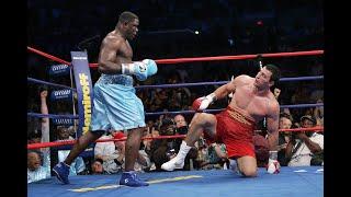 Wladimir Klitschko vs Samuel Peter in 2 minutes - Hardest punches & knock downs with commentary 2005