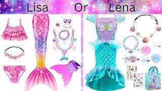 Lisa or Lena choose one (Princess toys)