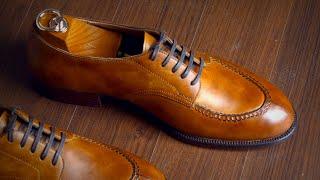 Making HANDMADE Derby Shoes with Hand-Dyed Leather