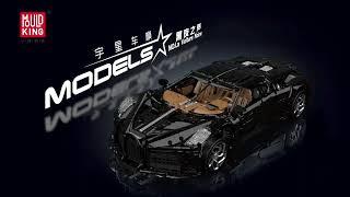 Mould King 13163 Technical Car Building Block Remote Control La Voiture Noire Sport Racing Car Model