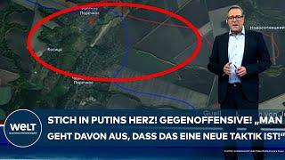 UKRAINE-KRIEG: Stich mitten in Putins Herz! "Man geht davon aus, dass es eine neue Strategie ist!"