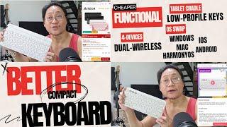 A4Tech FBK30-- Cheaper BUT Better Compact Wireless Keyboard | Logitech K380 Comparison | REVIEW