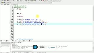 Format Specifier, Integerm, Octal , Hexadecimal and character conversion C and C++ programming