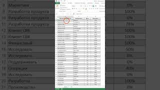 Быстрый фильтр в #excel #обучение #exceltips #фишки