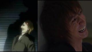 Death Note - Lights Evil Laugh - Anime Vs Movie