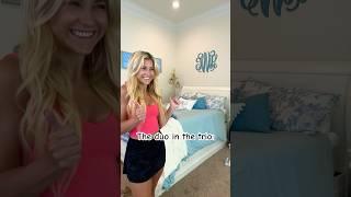 When there’s a duo in the trio… #grwm #college #cheer #makeup #meangirls