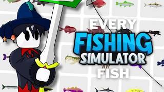 I Caught EVERY Regular Fish In Fishing Simulator