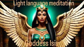 Sacral chakra galactic activation goddess isis |light language transmission